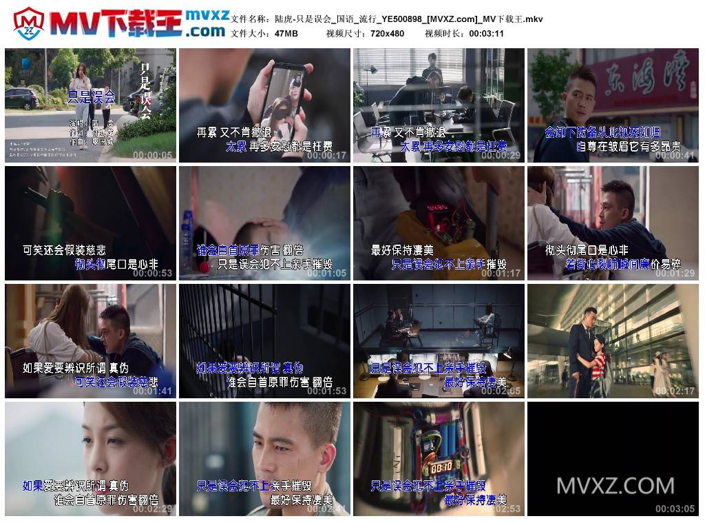 陆虎-只是误会_国语_流行_YE500898